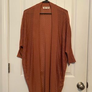 Pink Rose Sweater Jacket